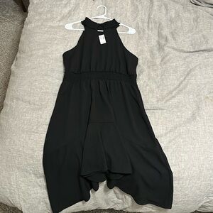Black midi dress, brand new, never worn with tags.